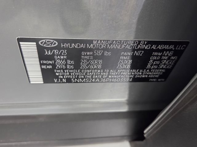 Used 2023 Gray Hyundai SEL image 19