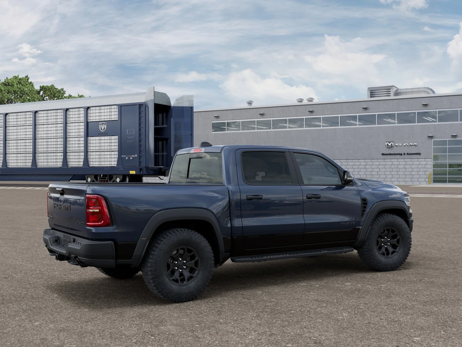 New 2026 Forged Blue Metallic Exterior Paint RAM RHO image 2