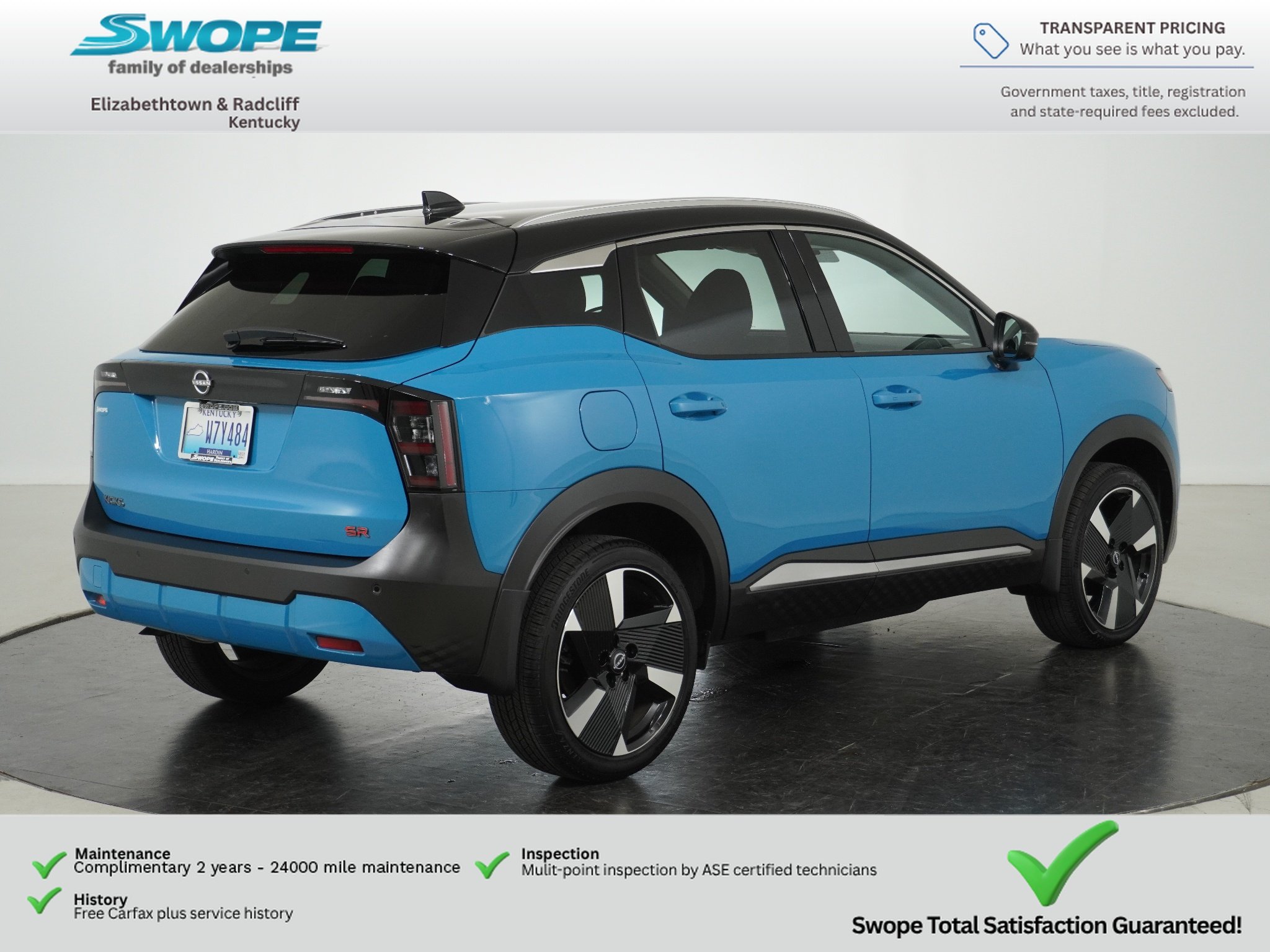 Used 2025 Arctic Ice Blue Metallic/Super Black Nissan SR image 4