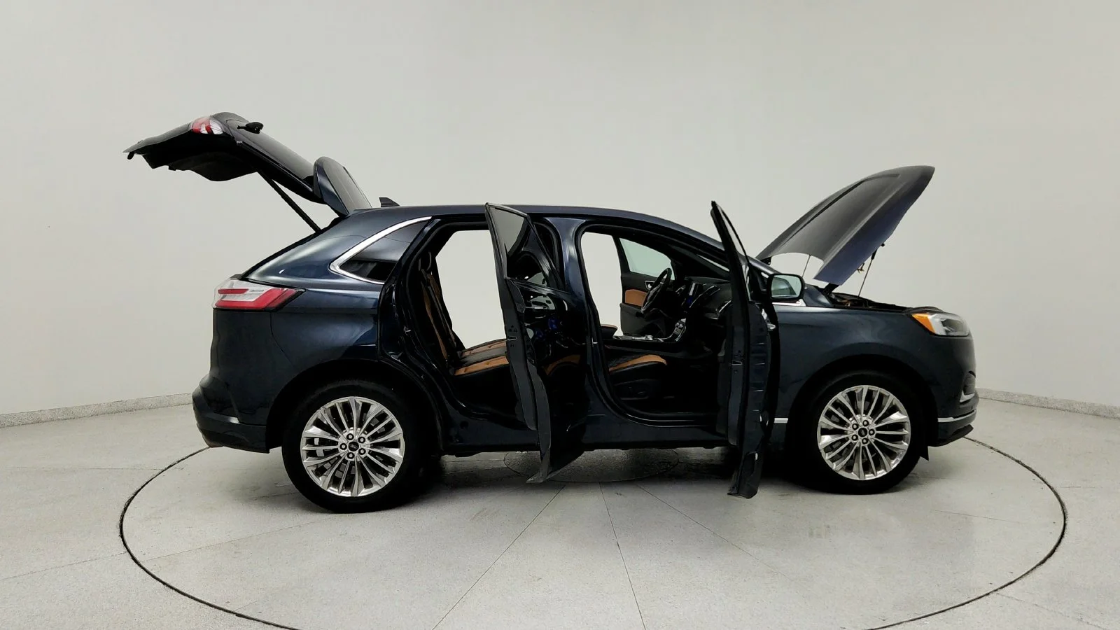 Used 2024 Blue Ford Titanium image 14