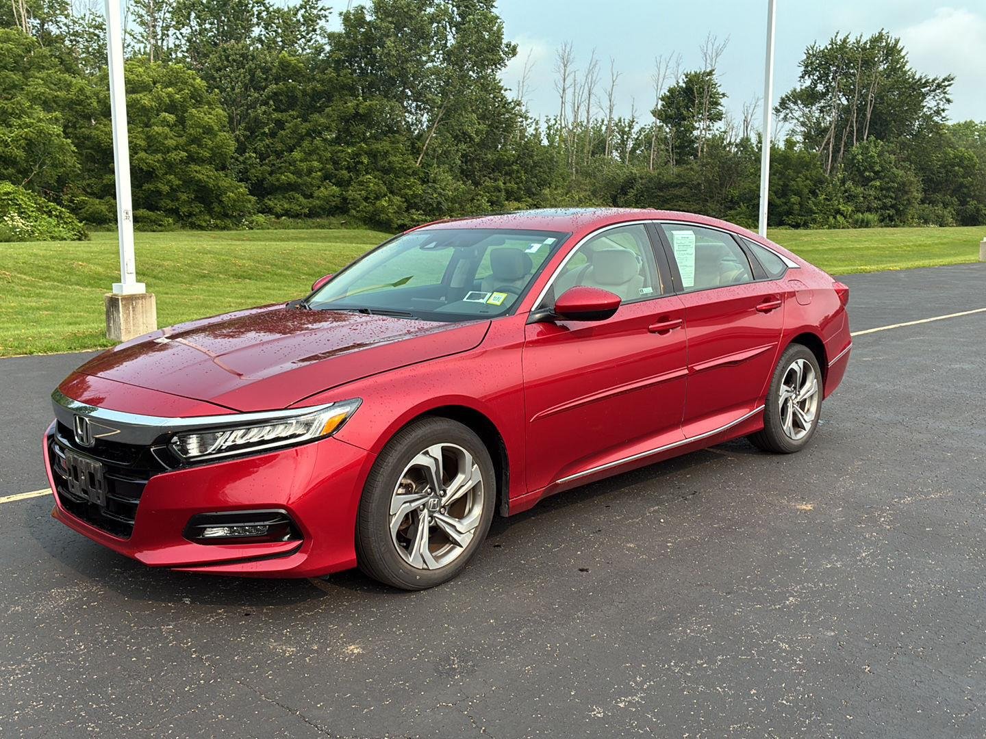 Used 2018 Radiant Red Metallic Honda EX 1.5T image 13