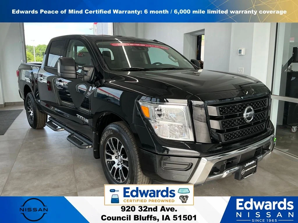 Certified Used 2021 Black Nissan SV image 2