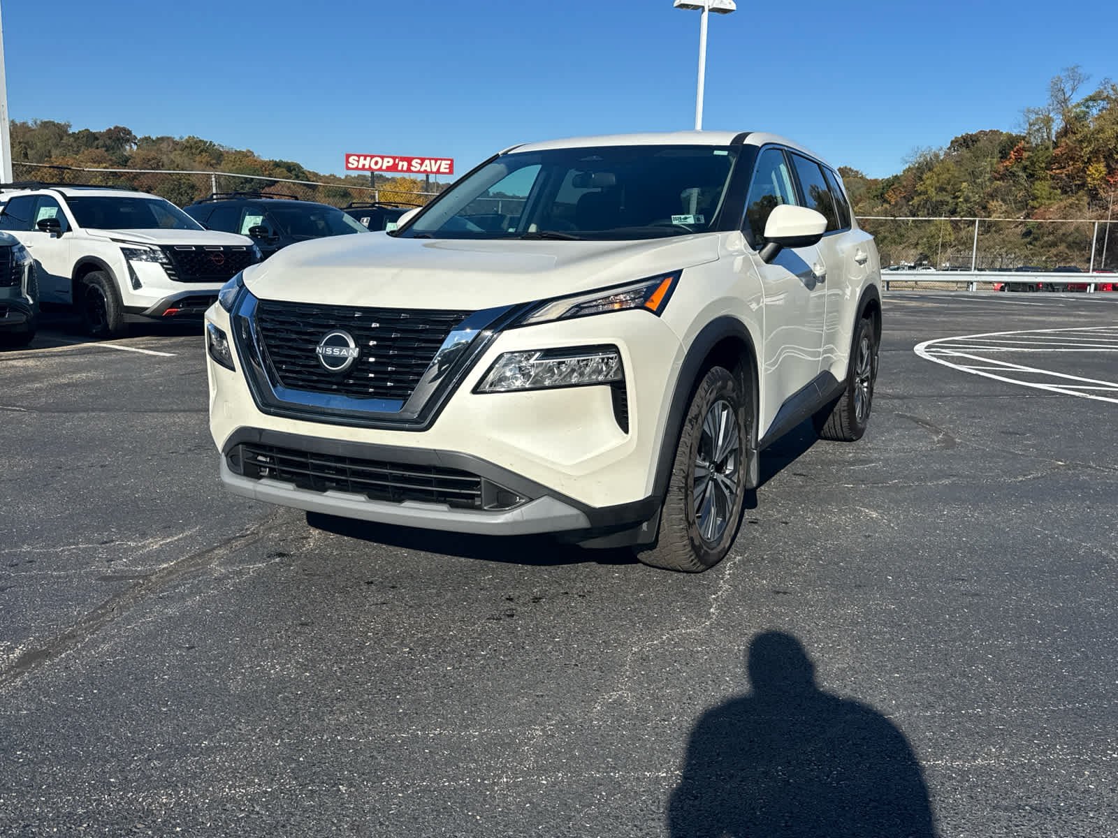Certified Used 2023 Pearl White Tricoat Nissan SV image 2