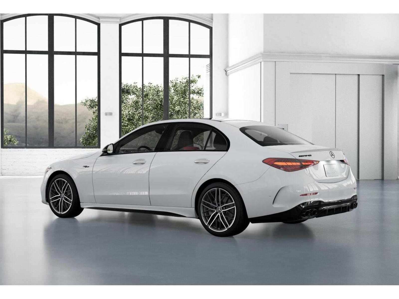 New 2026 Polar White Mercedes-Benz AMG® C 43 4MATIC® Sedan image 44