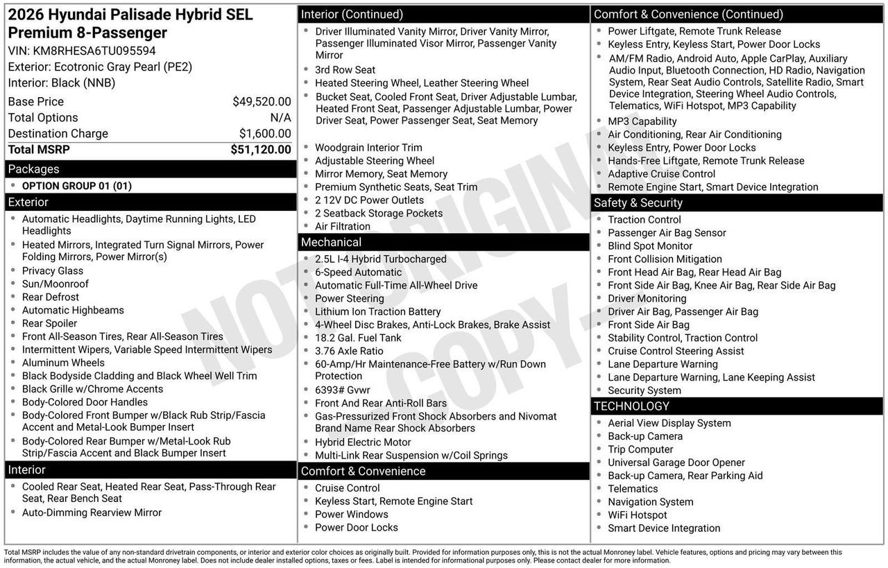 New 2026 Gray Hyundai SEL Premium 8P image 30