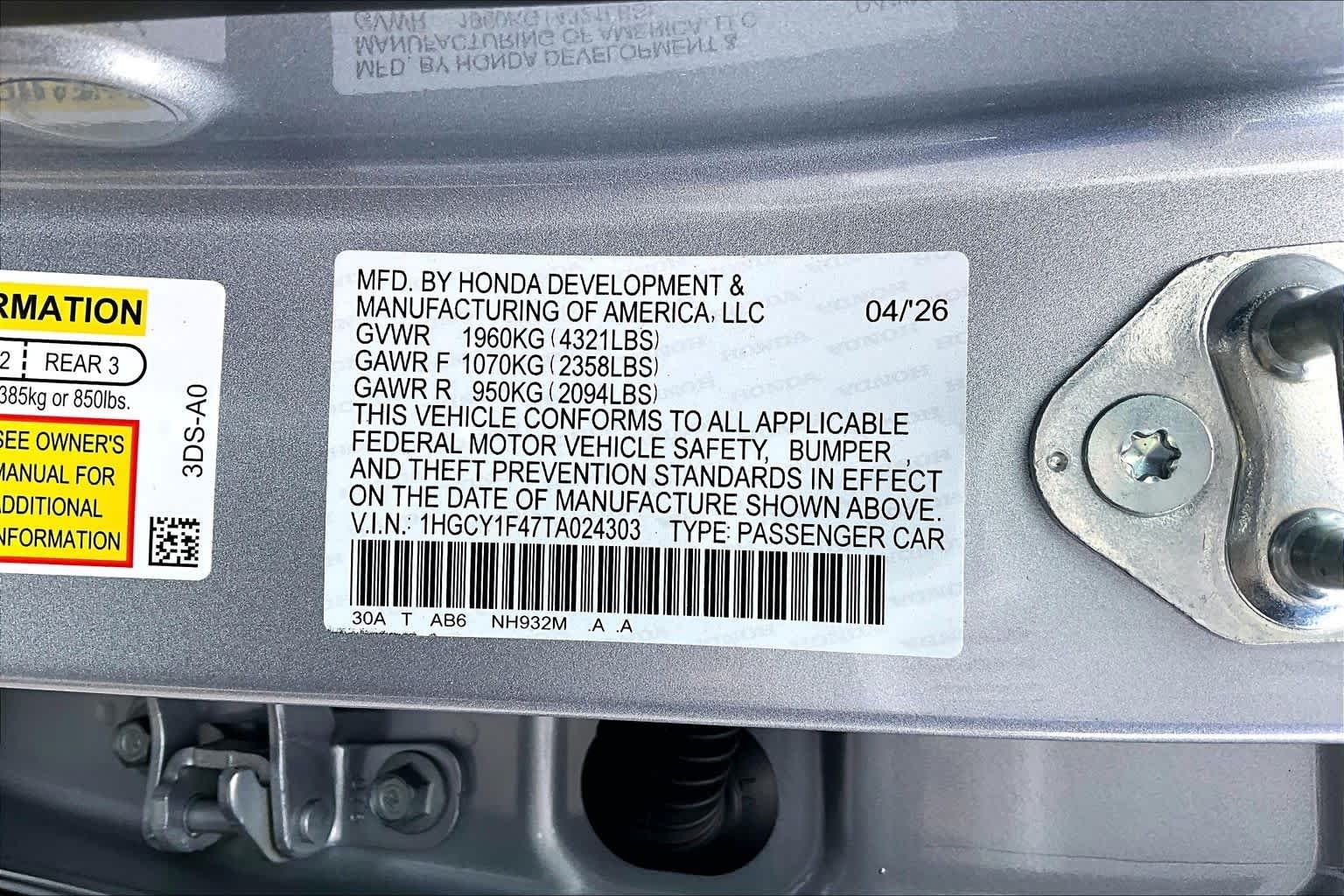 2026 Honda Accord SE - Photo 33