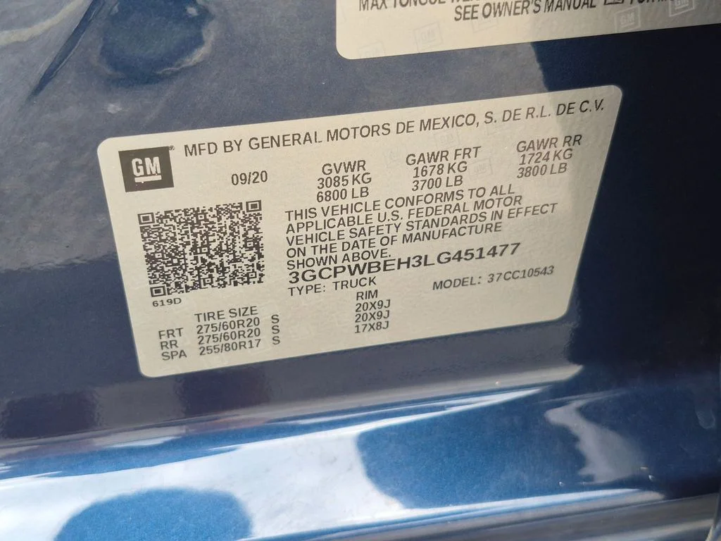 Used 2020 Blue Chevrolet Custom image 21
