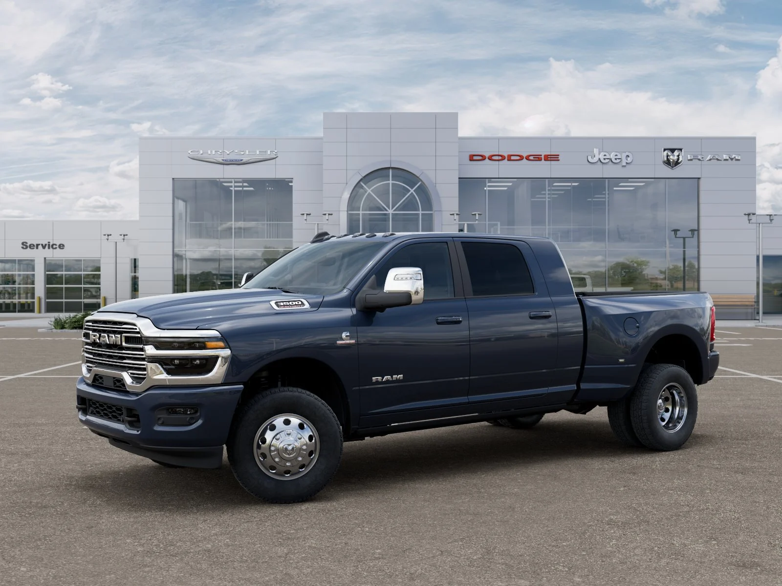 New 2026 Forged Blue Metallic Exterior Paint RAM Laramie image 12