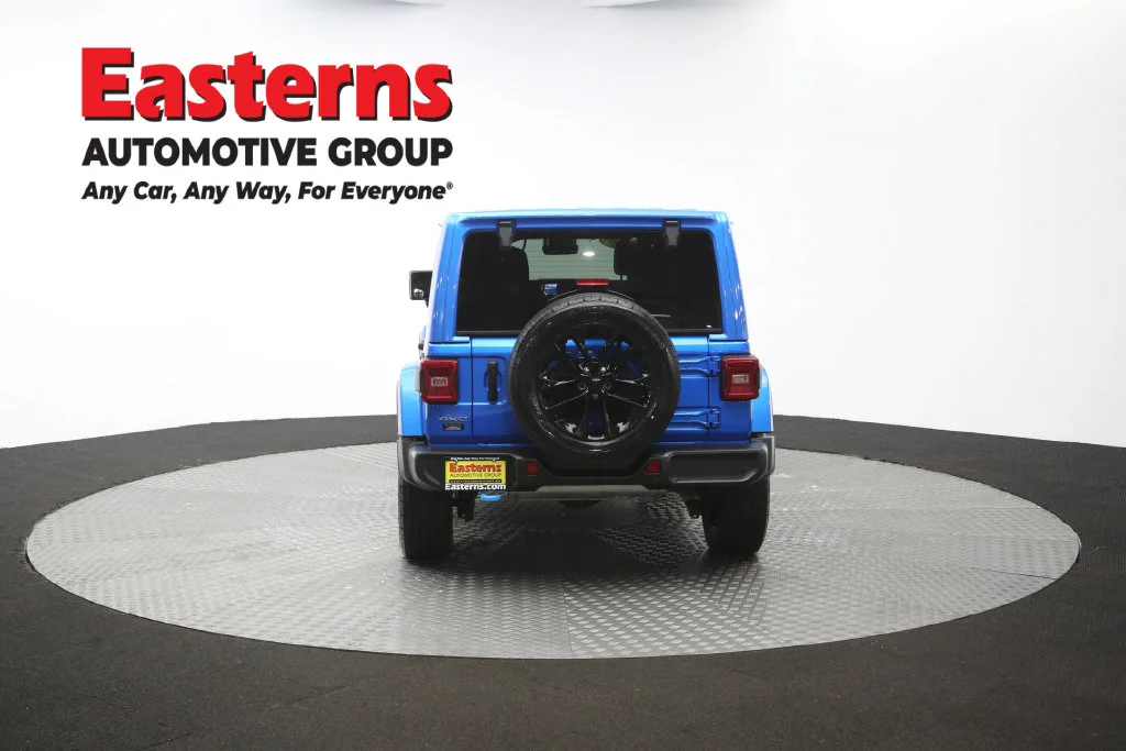 Used 2024 Blue Jeep Sahara 4xe image 39