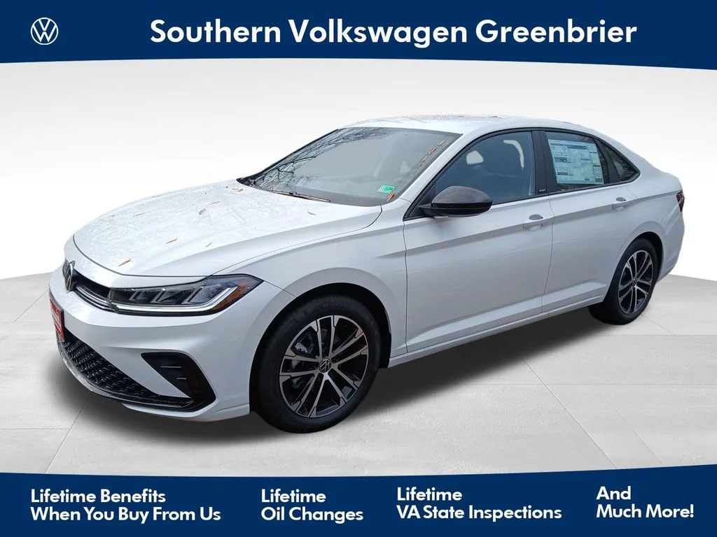 New 2026 White Volkswagen 1.5T Sport image 1