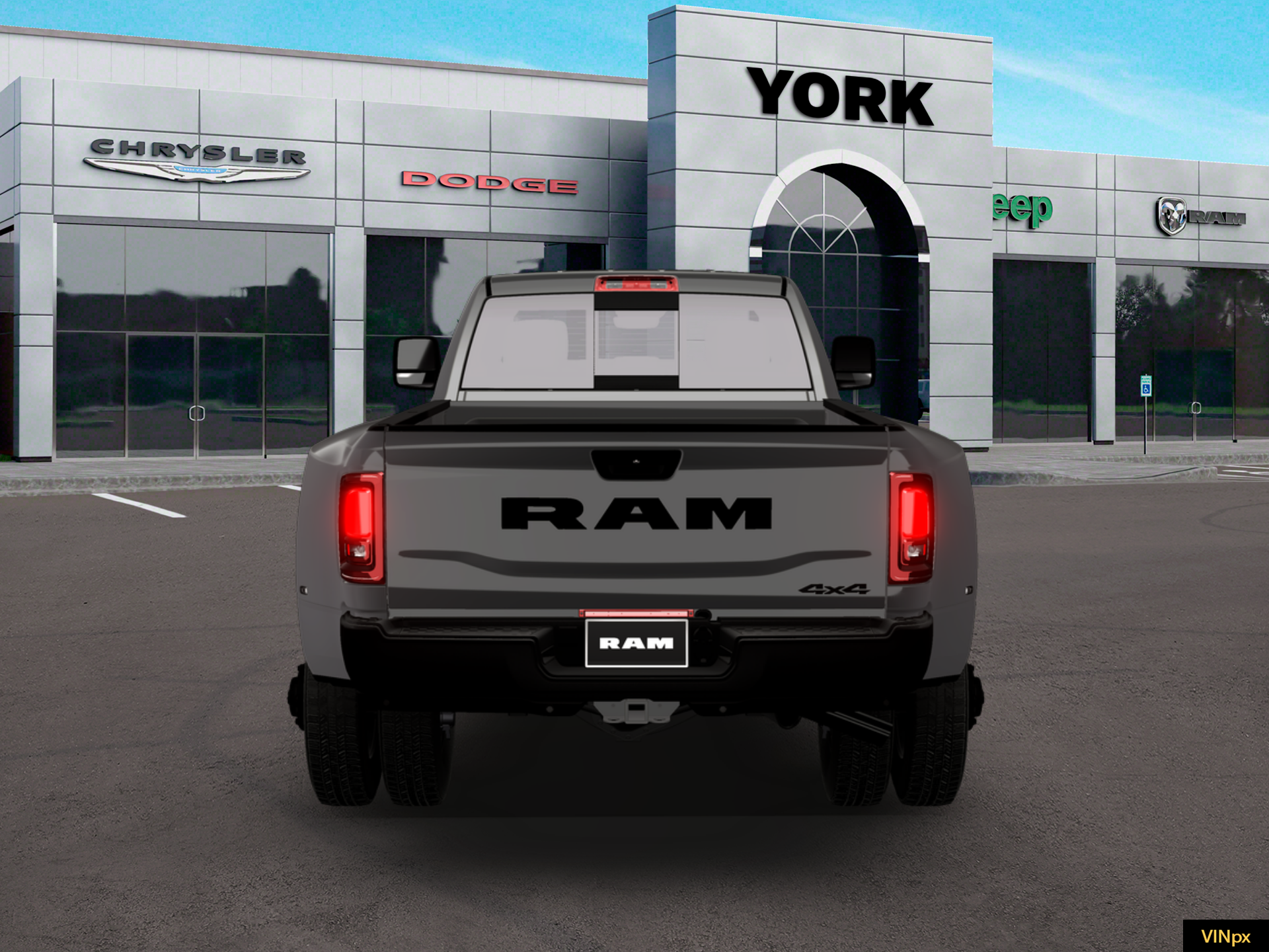 New 2026 Ceramic Gray Clear-Coat Exterior Paint RAM Tradesman image 6