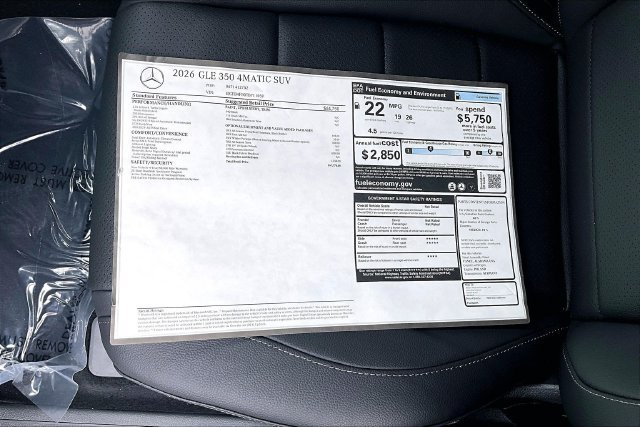 New 2026 Black Mercedes-Benz GLE 350 image 54