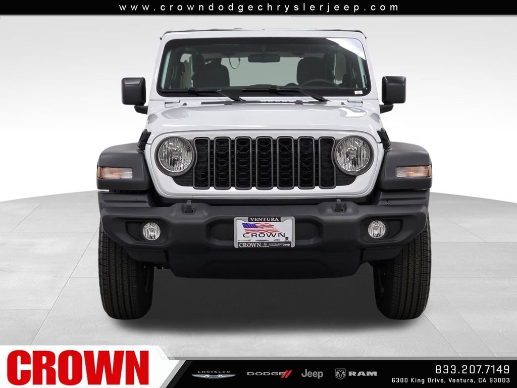 New 2026 Bright White Clear-Coat Exterior Paint Jeep Sport image 2