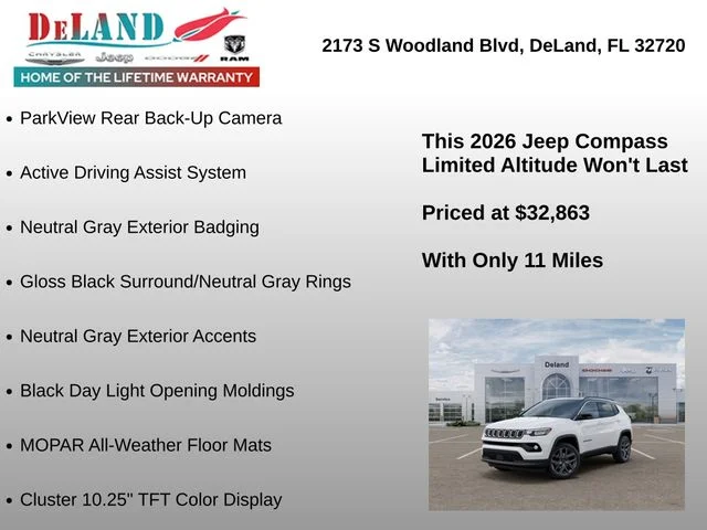 New 2026 Bright White Clear-Coat Exterior Paint Jeep Limited image 30