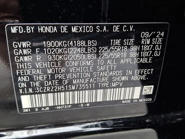 Used 2025 Black Honda Sport image 27