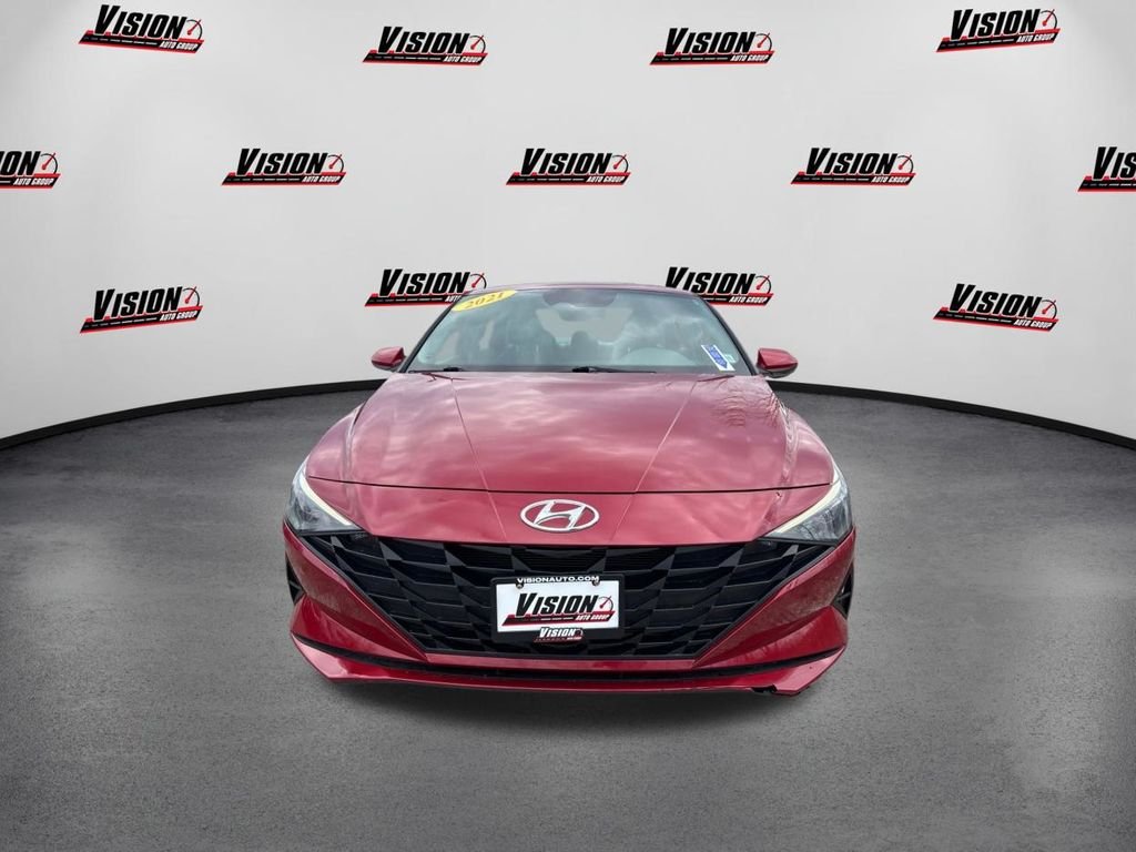 Used 2021 Hyundai Elantra SEL with VIN KMHLM4AG5MU070821 for sale in Canandaigua, NY