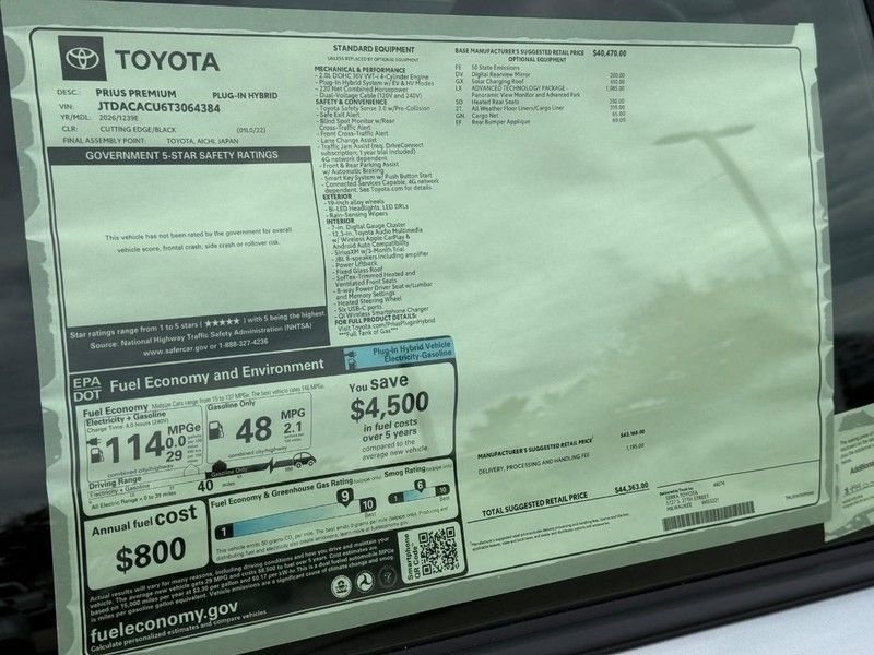 New 2026 Cutting Edge Toyota XSE Premium image 19