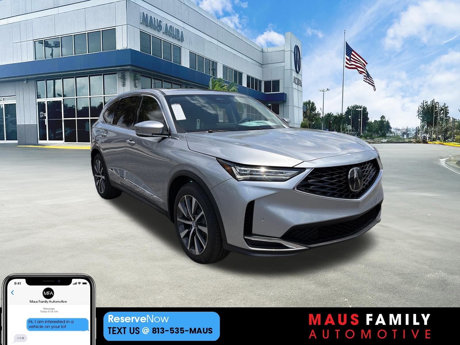New 2026 Solar Silver Metallic Acura Technology Package image 1