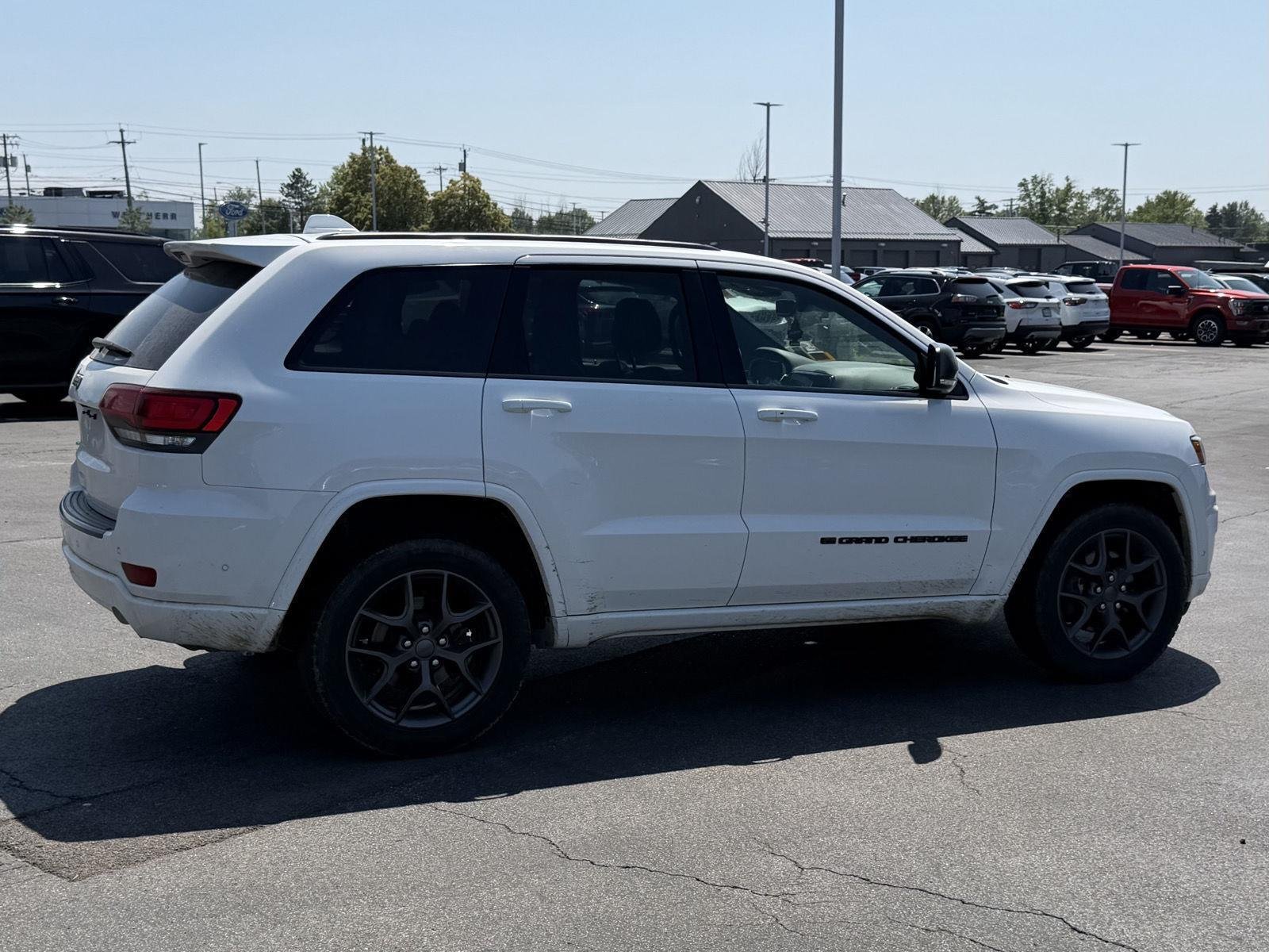 Used 2021 Bright White Clearcoat Jeep 80th Anniversary image 5
