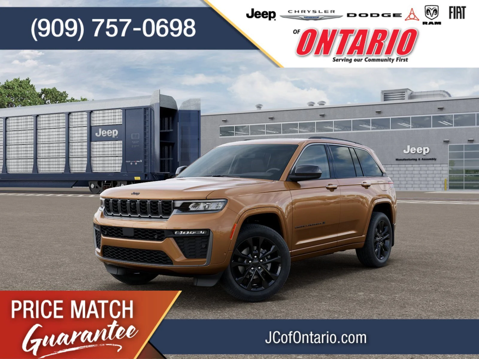 New 2026 Copper Shino Metallic Clear-Coat Exterior Paint Jeep Limited Reserve image 1