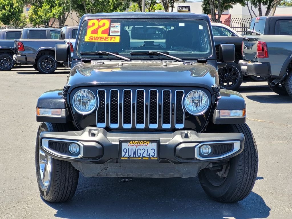 Used 2022 Black Jeep Unlimited Sahara image 2