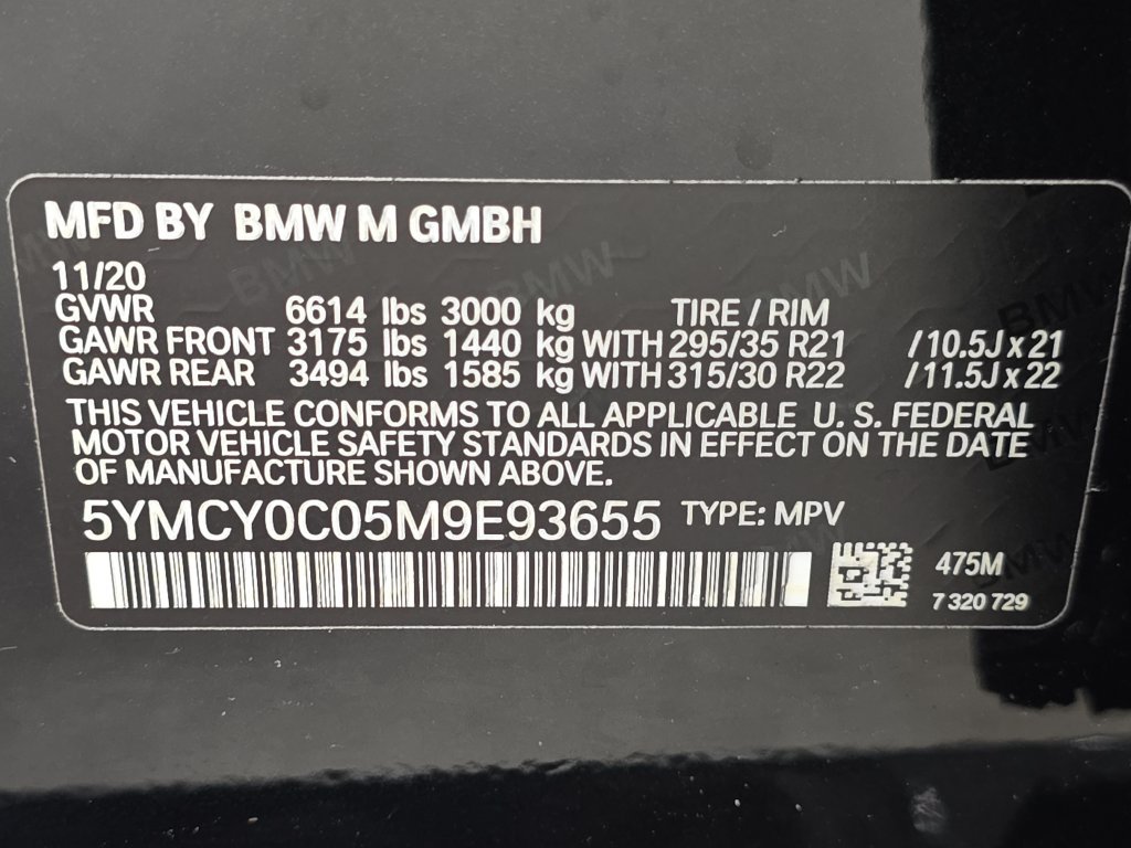 Used 2021 Black Sapphire Metallic BMW  image 34
