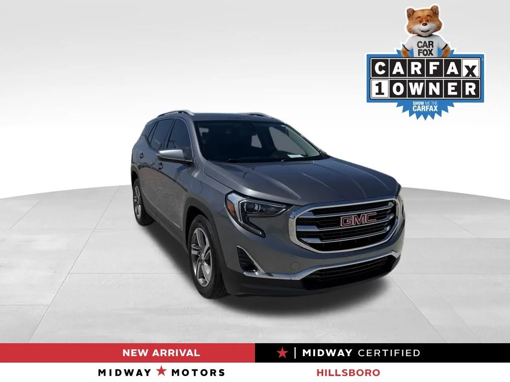 Used 2021 Gray GMC SLT image 1