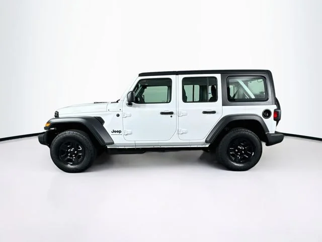 New 2026 Bright White Clear-Coat Exterior Paint Jeep Sport S image 4