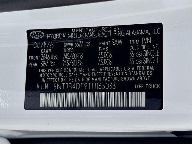 New 2026 White Hyundai SEL FWD image 43