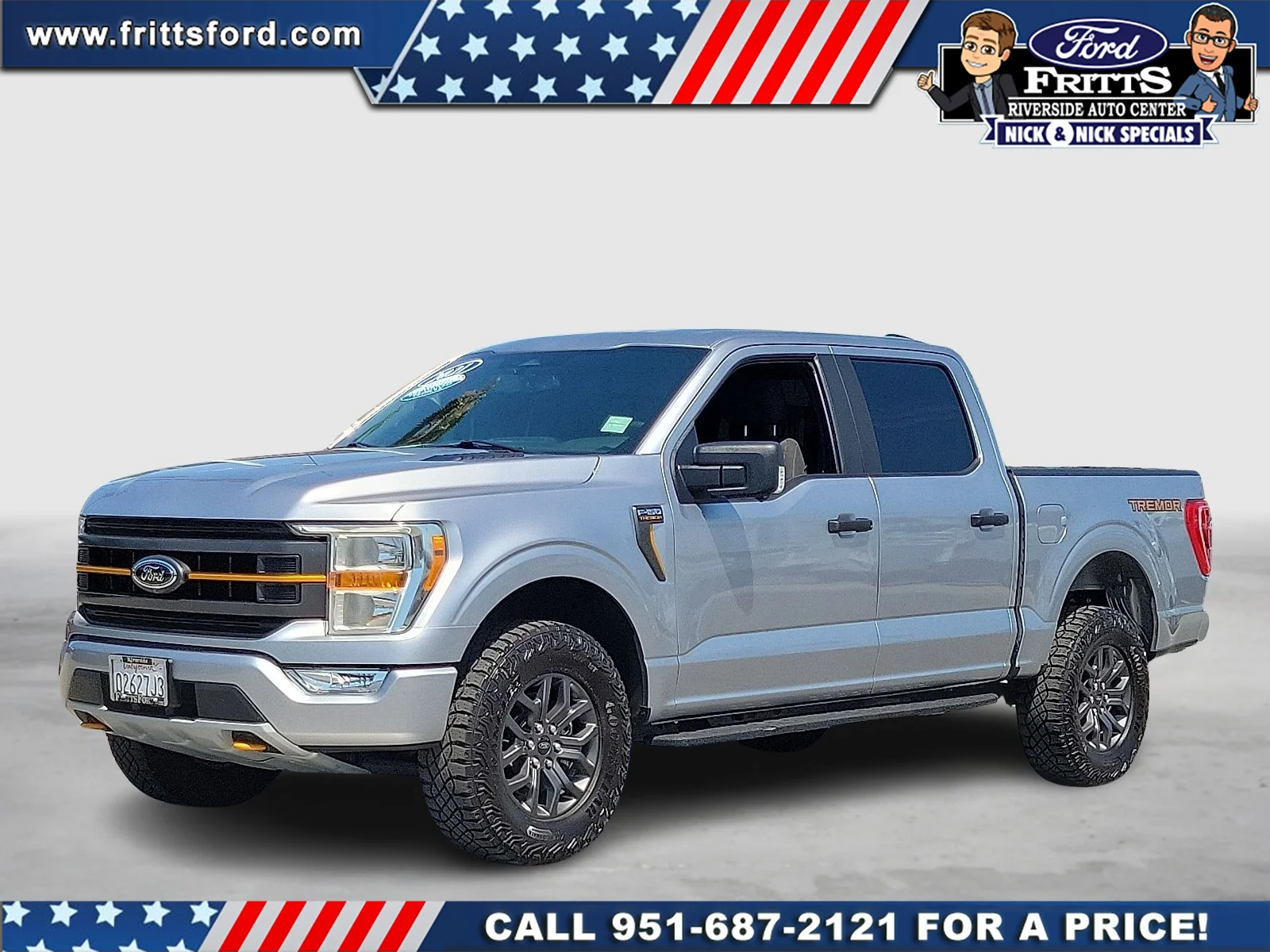 Certified Used 2021 Silver Metallic Ford Tremor image 1
