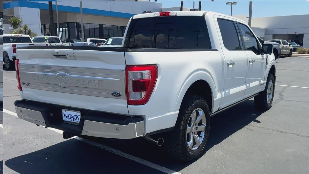 Used 2022 White Ford King Ranch image 9