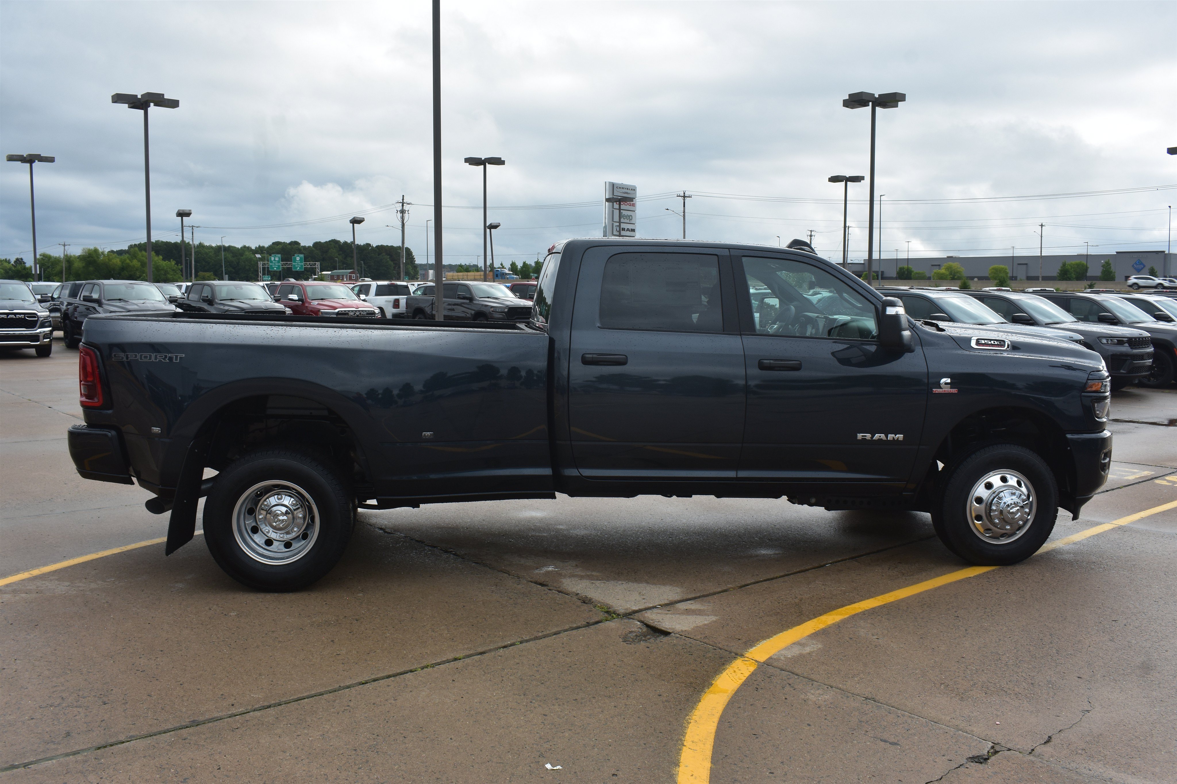 New 2026 Forged Blue Metallic Exterior Paint RAM Big Horn image 4