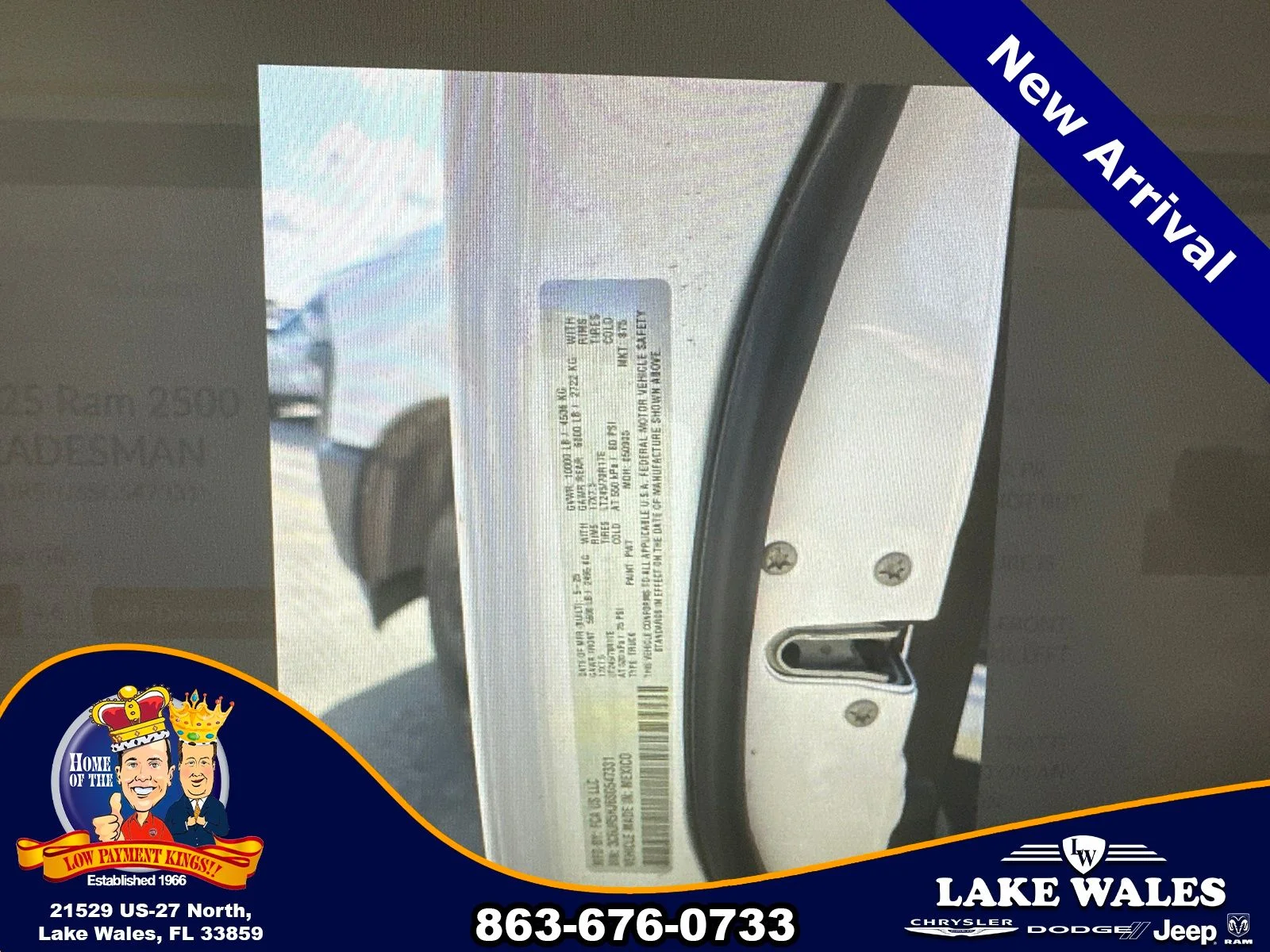 Used 2025 White Ram Tradesman image 10