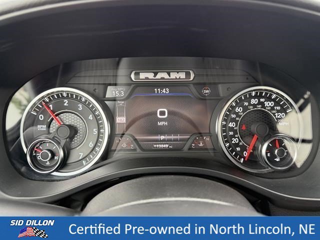 Used 2025 Diamond Black Crystal Pearlcoat Ram Big Horn image 13