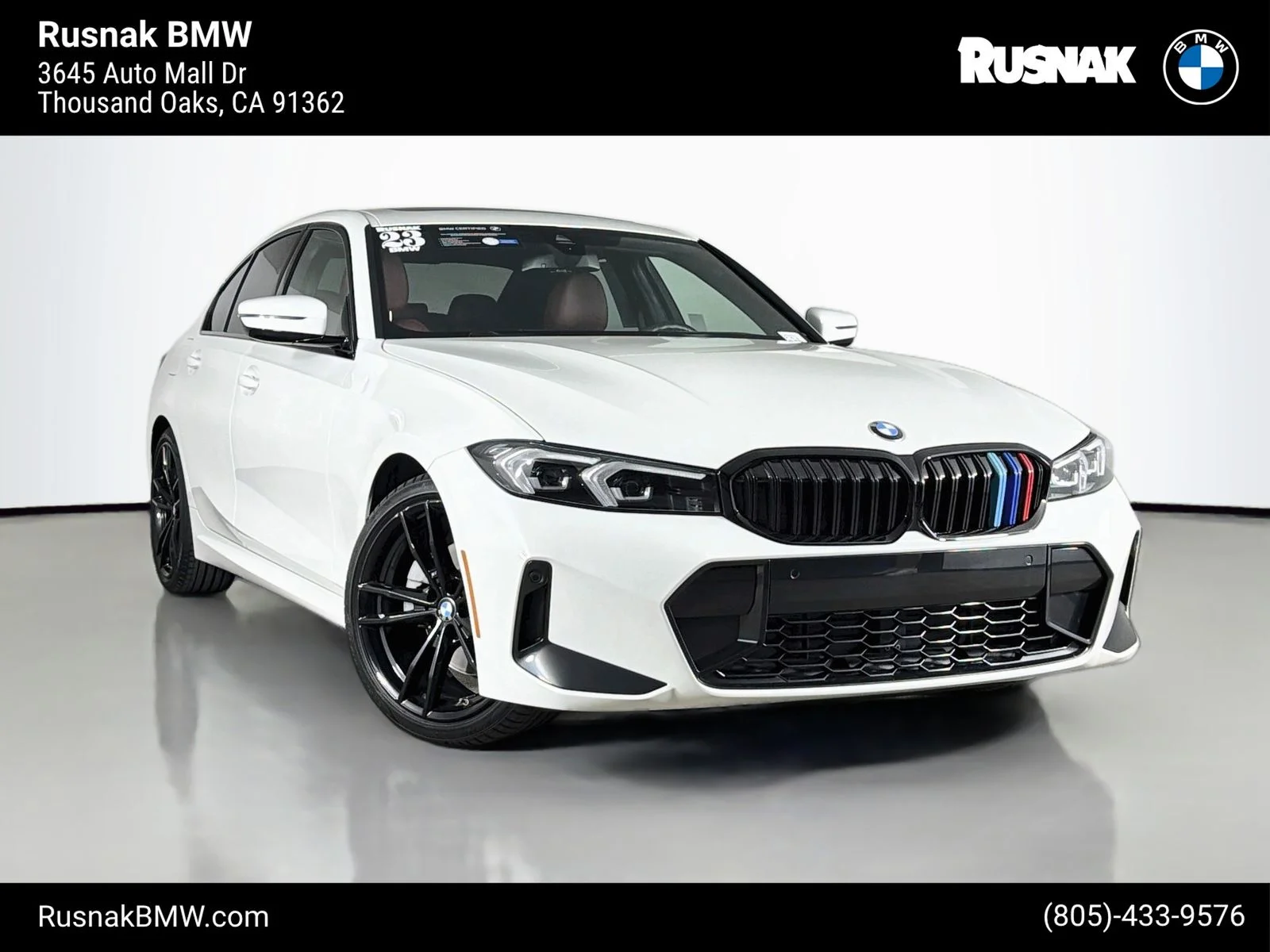 Certified Used 2023 Alpine White BMW 330i image 1
