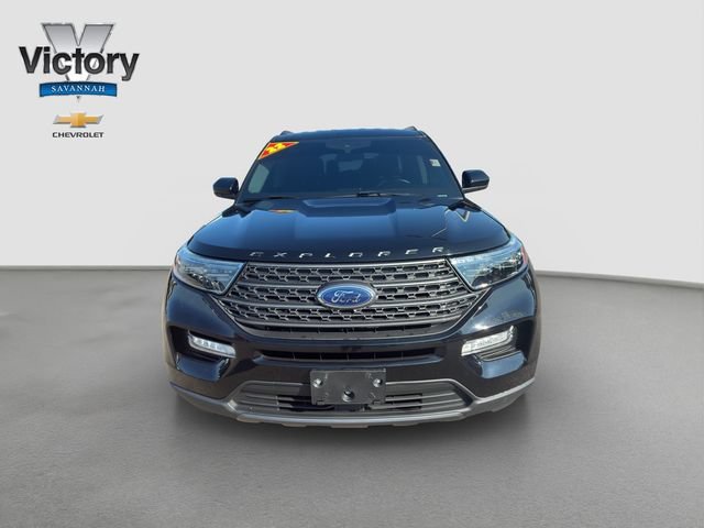 Used 2022 Ford Explorer XLT with VIN 1FMSK8DH8NGA25031 for sale in Kansas City