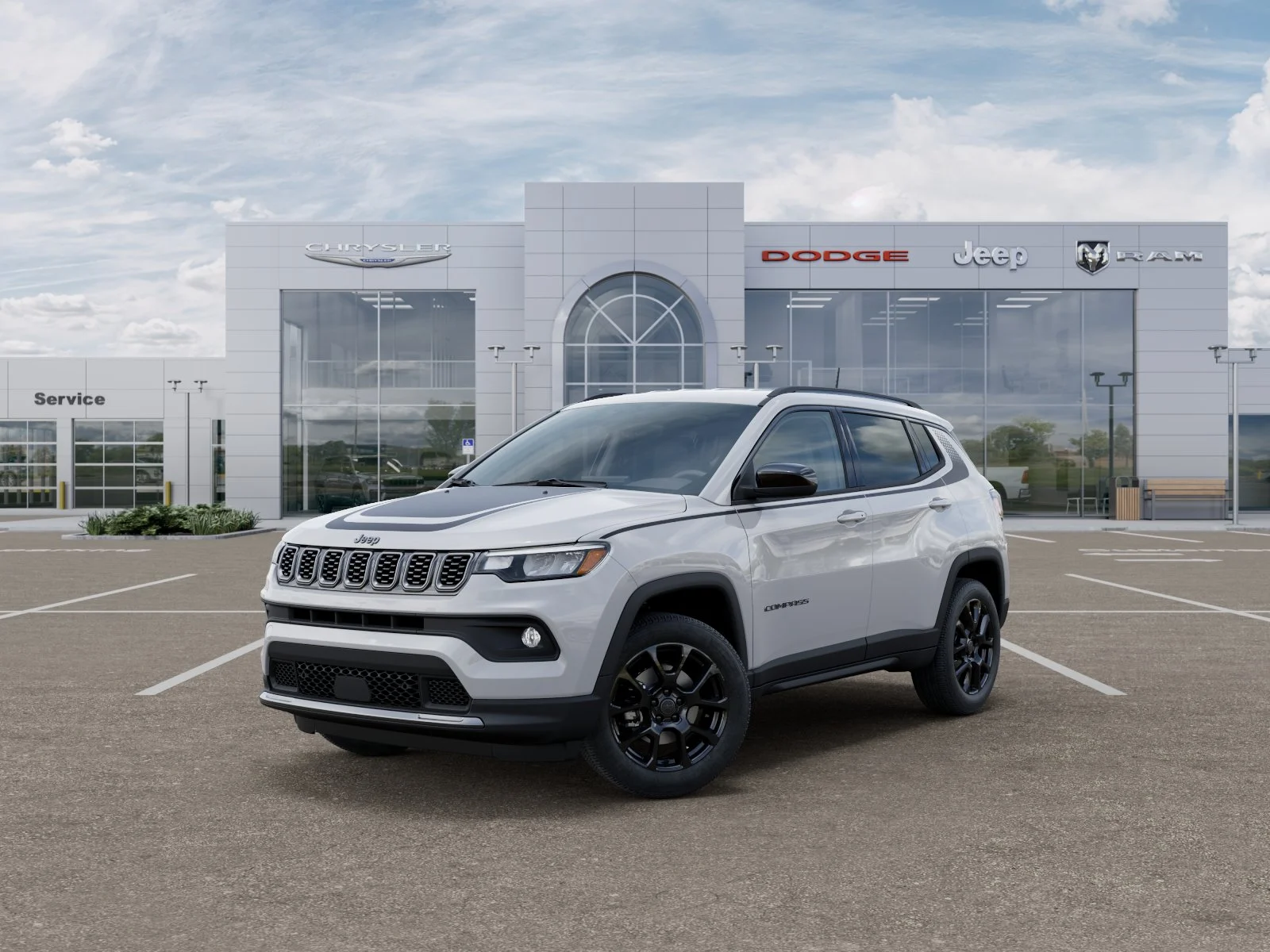 New 2026 Bright White Clear-Coat Exterior Paint Jeep Latitude image 29