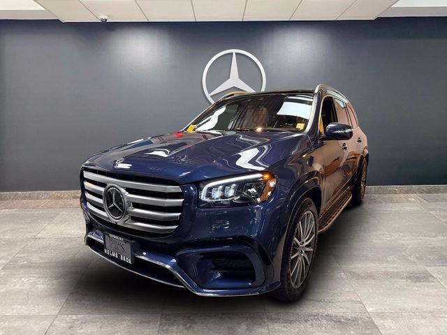 Certified Used 2024 Blue Mercedes-Benz GLS 580 image 2