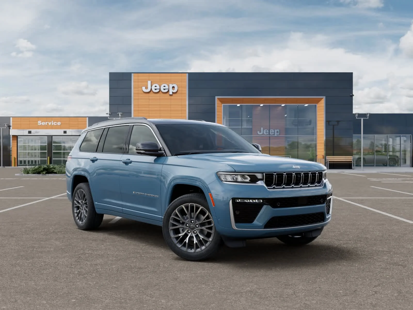 New 2027 Steel Blue Jeep Summit image 5