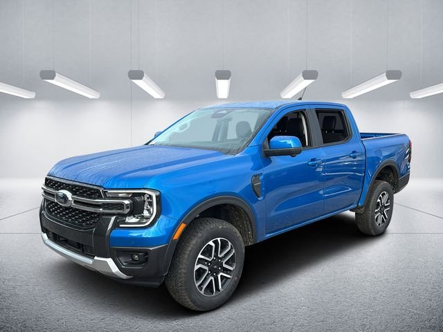 Velocity Blue Metallic 2026 Ford Ranger Lariat SuperCrew 4WD Pickup Truck Four-Wheel Drive Automatic