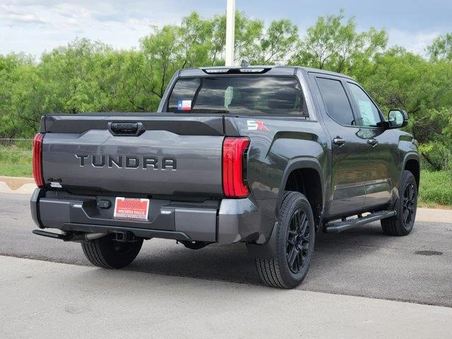 New 2026 Gray Toyota SR5 4x4 CrewMax 5.5 ft. box 145.7 in. WB image 4