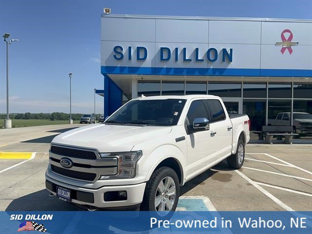 Used 2018 White Platinum Metallic Tri-Coat Ford Platinum image 1