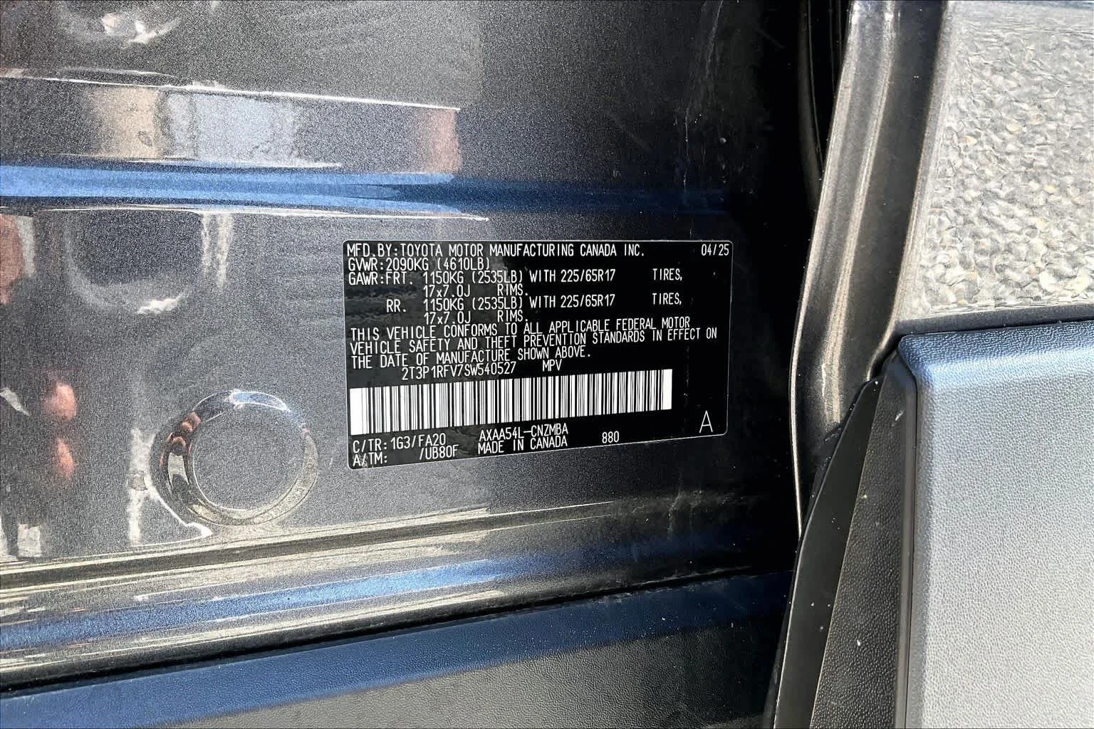 Used 2025 Magnetic Gray Metallic Toyota XLE image 37