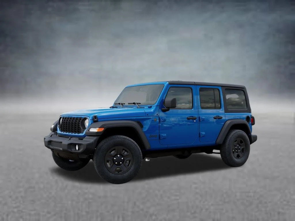 New 2026 Hydro Blue Pearl-Coat Exterior Paint Jeep Sport image 2
