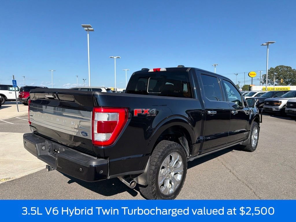 Used 2023 Antimatter Blue Metallic Ford Platinum image 4