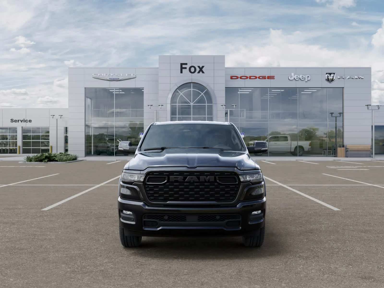 New 2026 Diamond Black Crystal Pearlcoat Ram Big Horn image 6