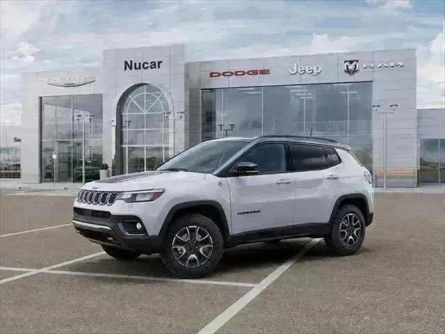 New 2026 Bright White Clear-Coat Exterior Paint Jeep Trailhawk image 95