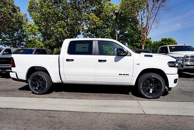 New 2026 Bright White Clear-Coat Exterior Paint RAM Big Horn Night Edition image 6