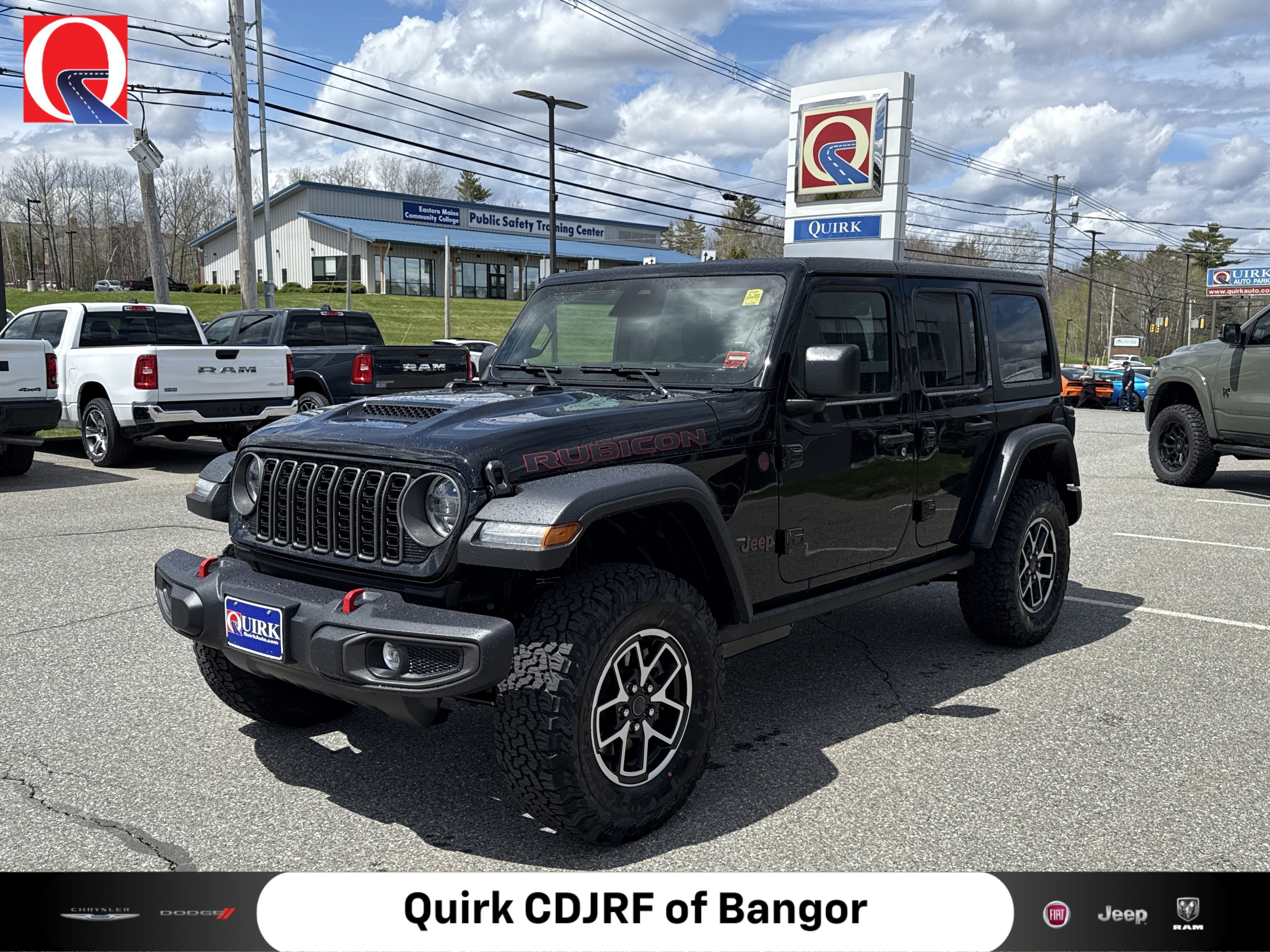 New 2026 Black Clearcoat Jeep Rubicon image 1