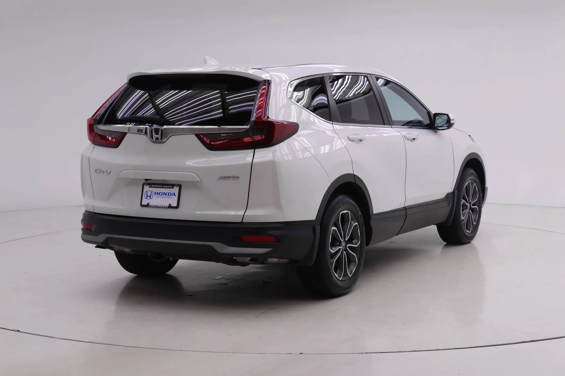 Certified Used 2020 Platinum White Pearl Honda EX image 2